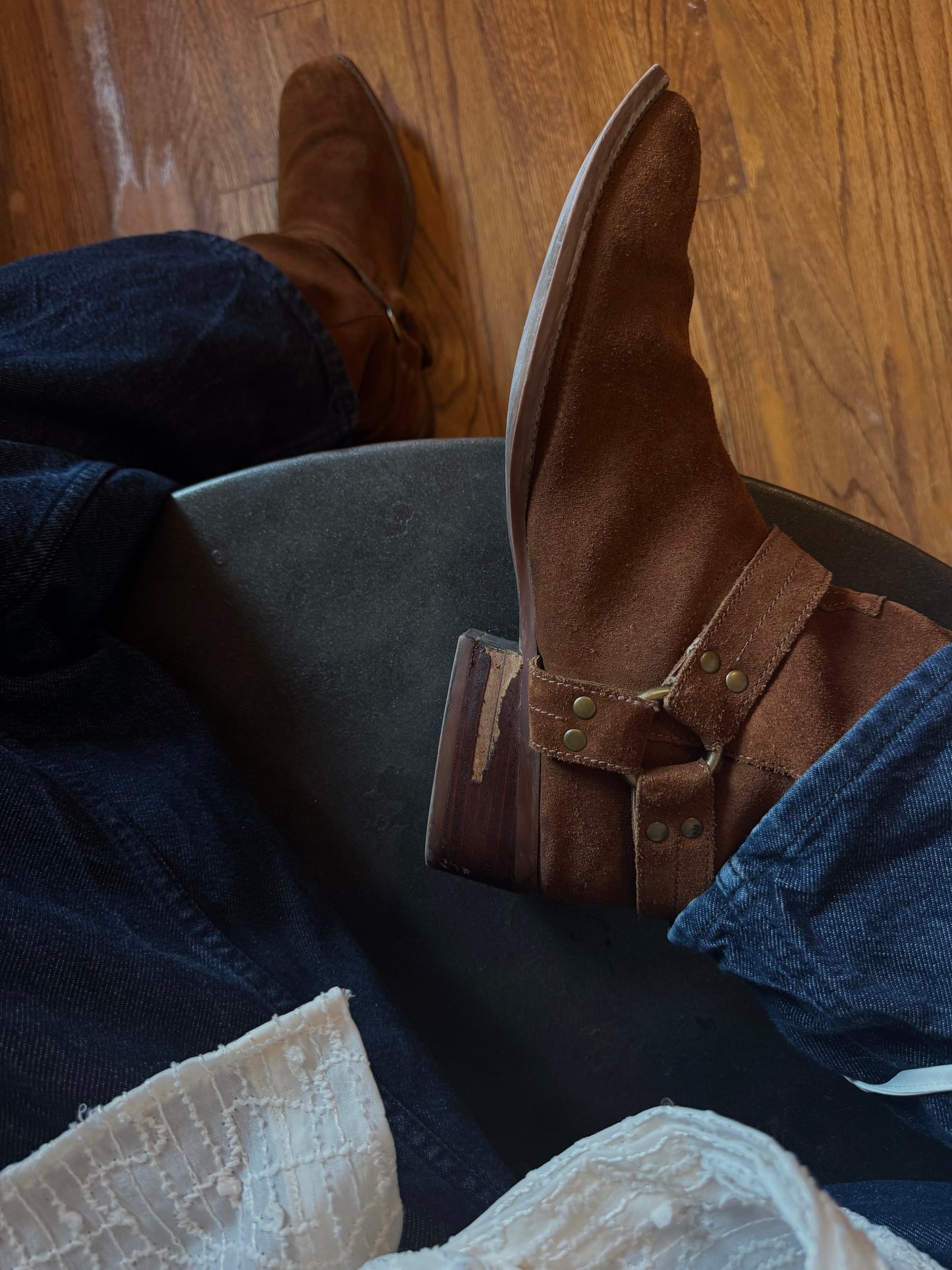 Brown Suede Boots
