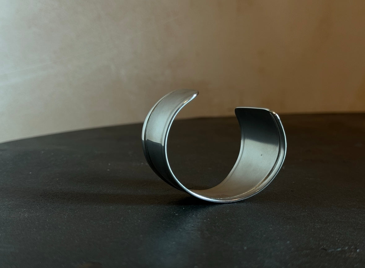 Asymmetrical Silver Cuff